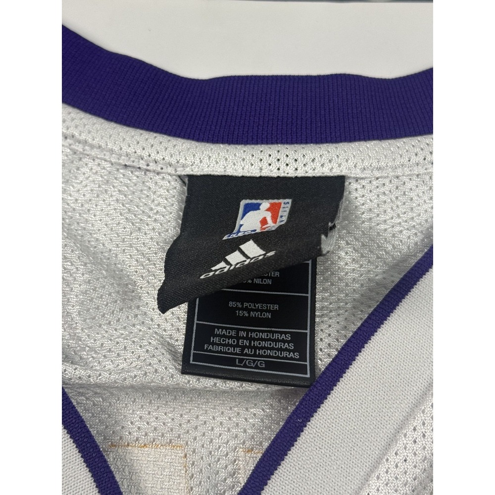 Adidas Basketball Jersey Mens L White Lakers Kobe Bryant 24 Swingman NBA - Picture 4 of 11